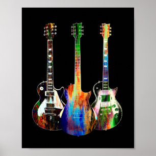 Drei Gitarren Poster