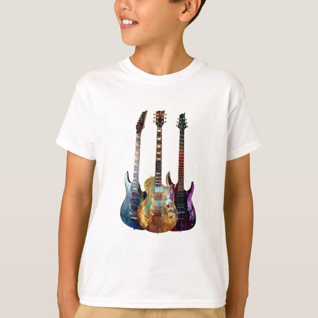 Drei Gitarren T-Shirt (Vorderseite)