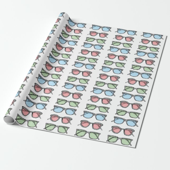 Drei Gläser Skizze- Geschenkpapier (Ungerollt)