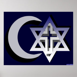 Drei Glauben-Druck Poster