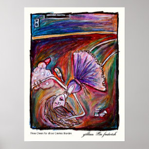 Drei Glückwünsche für alle unsere sorglosen Blindg Poster