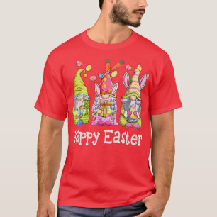 Drei Gnome, die das Ostereier Niedliche Happy E ha T-Shirt