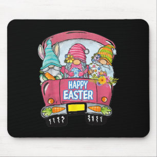 Drei Gnome in Lkw Bunny Egg Happy Ostertag Mousepad
