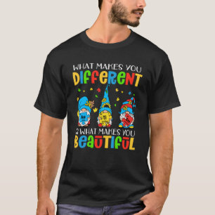 Drei Gnomes Autismus Bewusstsein Puzzle Piece Auti T-Shirt