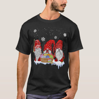 Drei Gnomes Crochet und knisterndes Weihnachtsgesc T-Shirt