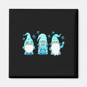 Drei Gnomes Niedlich Happy Pi Day Mathematik Numme Magnet