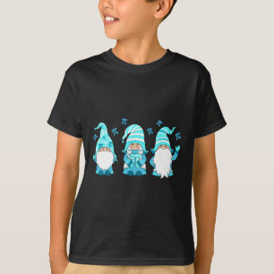 Drei Gnomes Niedlich Happy Pi Day Mathematik Numme T-Shirt