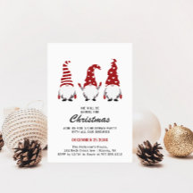 Drei Gnomes Weihnachtsfeiertage Party