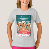 Drei goldene Retriever Welpen