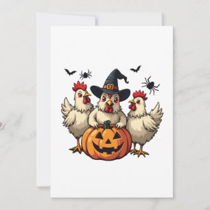 Drei grimmige Halloween-Bauer Einladung