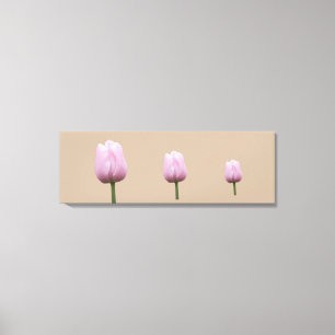 Drei große Tulips Leinwanddruck