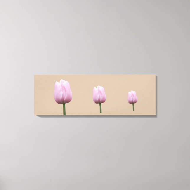 Drei große Tulips Leinwanddruck (Vorderseite)