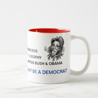 Drei Gründe, warum Sie Demokrat sein könnten Zweifarbige Tasse