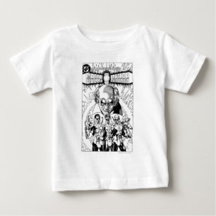 Drei grüne Laternen-Comic-Abdeckung, Schwarzweiss Baby T-shirt