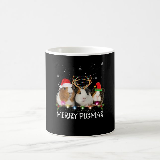 Drei Guinea Weihnachtslicht Weihnachten Weihnachts Kaffeetasse (Mittel)
