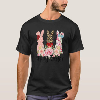 Drei Hasen Frohen Ostertag Kinder Jungen Mädchen S T-Shirt