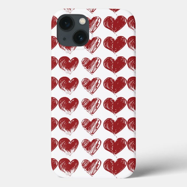 Drei Herzen Case-Mate iPhone Hülle (Rückseite)