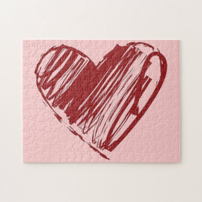 Drei Herzen Puzzle (Horizontal)