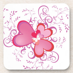 Drei Herzen Untersetzer