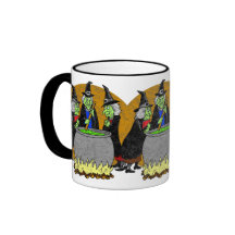 Drei Hexe-Tasse