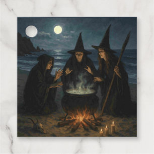 Drei Hexen Brew Cauldron Vollmond Strand Geschenkanhänger