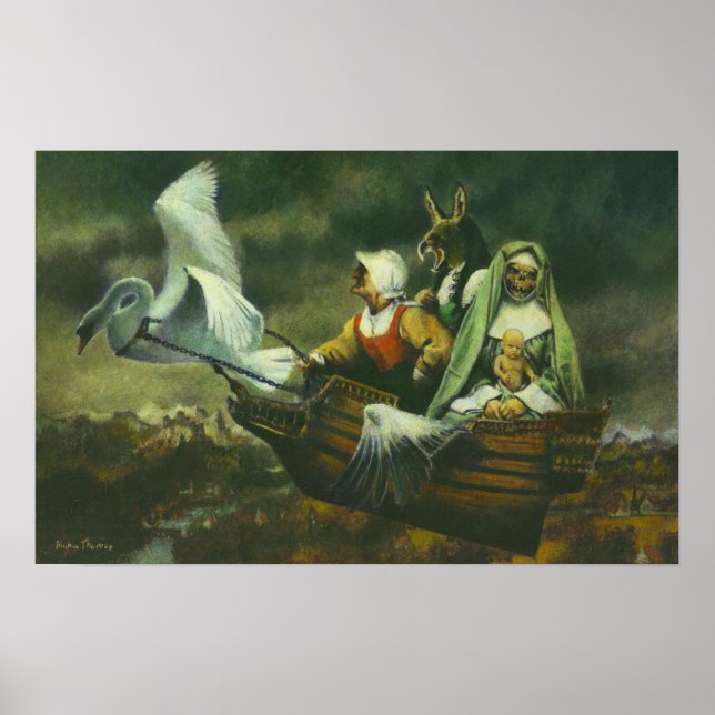 Drei Hexen Canvas drucken Poster (Vorne)