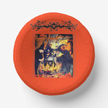 Drei Hexen Party Paper Bowl Art