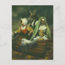 Drei Hexen Postkarte