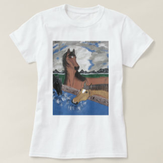 Drei hübsche Pferde T-Shirt
