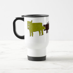 drei Hunde Reisebecher