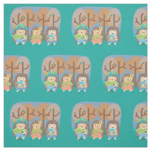 Drei Igel aus Baumwolle Stoff