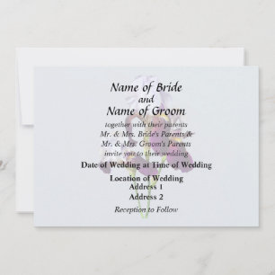 Drei Ire in den Shades of Magenta Einladung