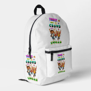 Drei ist nicht eine Menschenmenge, sondern ein Tea Bedruckter Rucksack