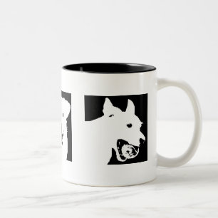 Drei Jack-Tasse Zweifarbige Tasse