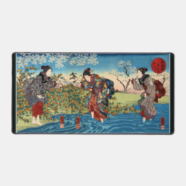 Drei japanische Damen überqueren den Desk Mat Schreibtischunterlage