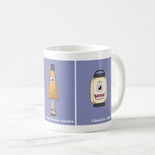 Drei japanische Tsukumogami Yokai Kaffeetasse