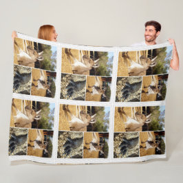 Drei Kangaroo-BilderCollage, Lge Fleece Blanket