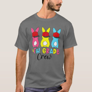 Drei Kaninchen Bunny 4th Grade Crew Osterfest Kind T-Shirt