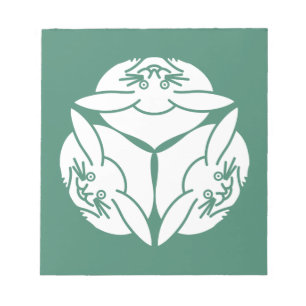 Drei Kaninchen Notizblock