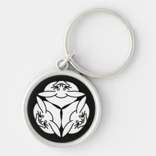 Drei Kaninchen Schlüsselanhänger