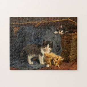 Drei Kätzchen   Julius Adam the Younger Puzzle
