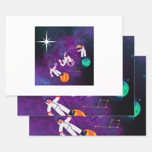 Drei-Kings-Wrapping-Papier Geschenkpapier Set