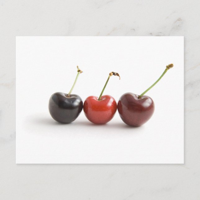 Drei Kirschen Postkarte (Vorderseite)