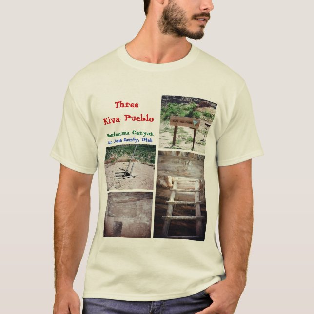 Drei Kiva Pueblo T-Shirt (Vorderseite)