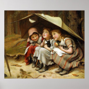 Drei kleine Kätzchen Poster