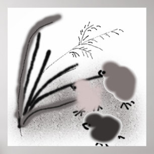 Drei kleine Küken Poster