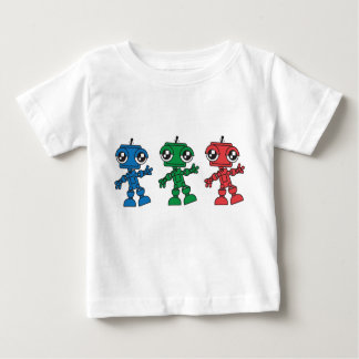 Drei kleine Roboter Baby T-shirt