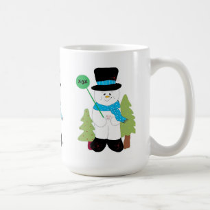 Drei kleine Schneemänner Tasse