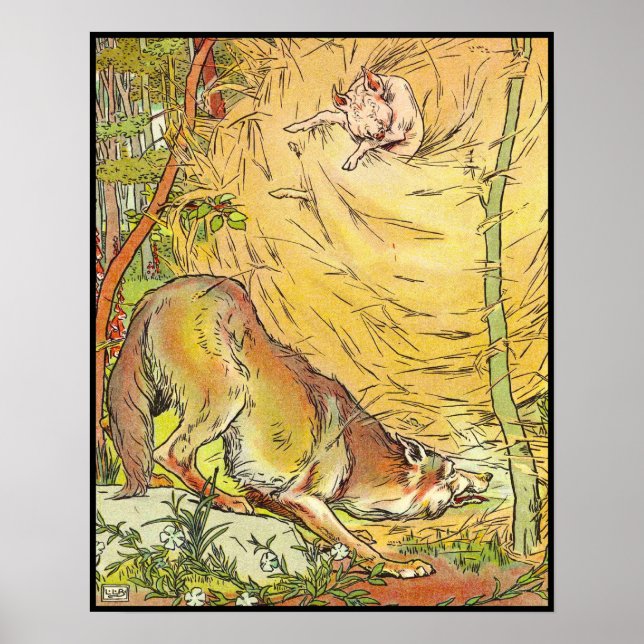 Drei kleine Schweine: Er hat das Haus in Poster (Vorne)