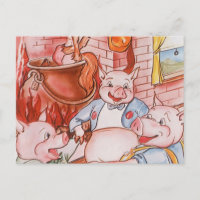 Drei kleine Schweine Kochwolf, Vintages Märchen